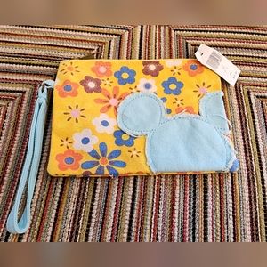 NWT Walt Disney World Women's Mickey Mouse Flower wallet purse